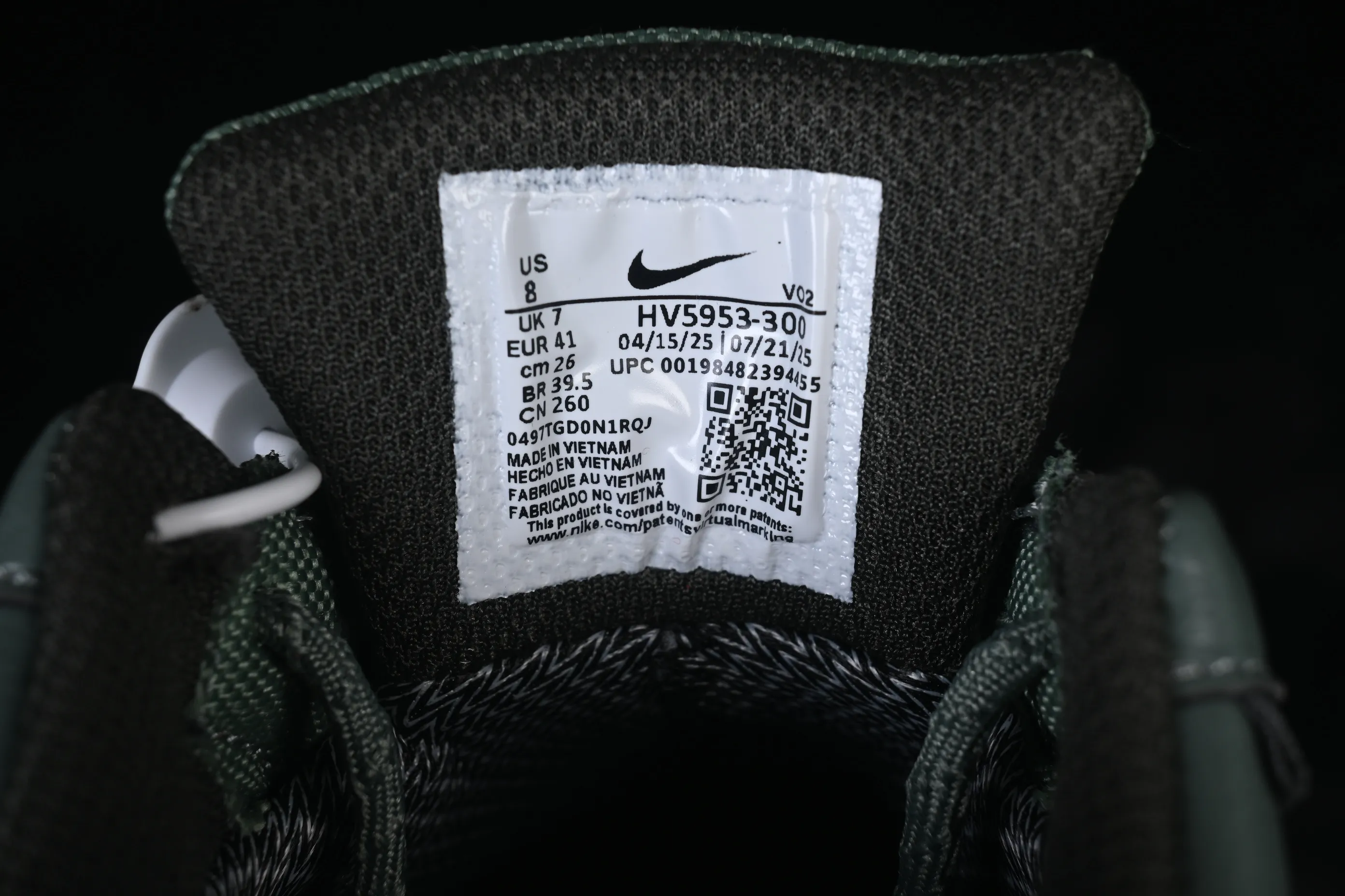 All categories Nk Air Force 1 Air Force series Nk Air Force 1 Low Air Force low-top Nike Air Force 1'07 Low Air Force 1 low-top casual sneakers HV5953-300